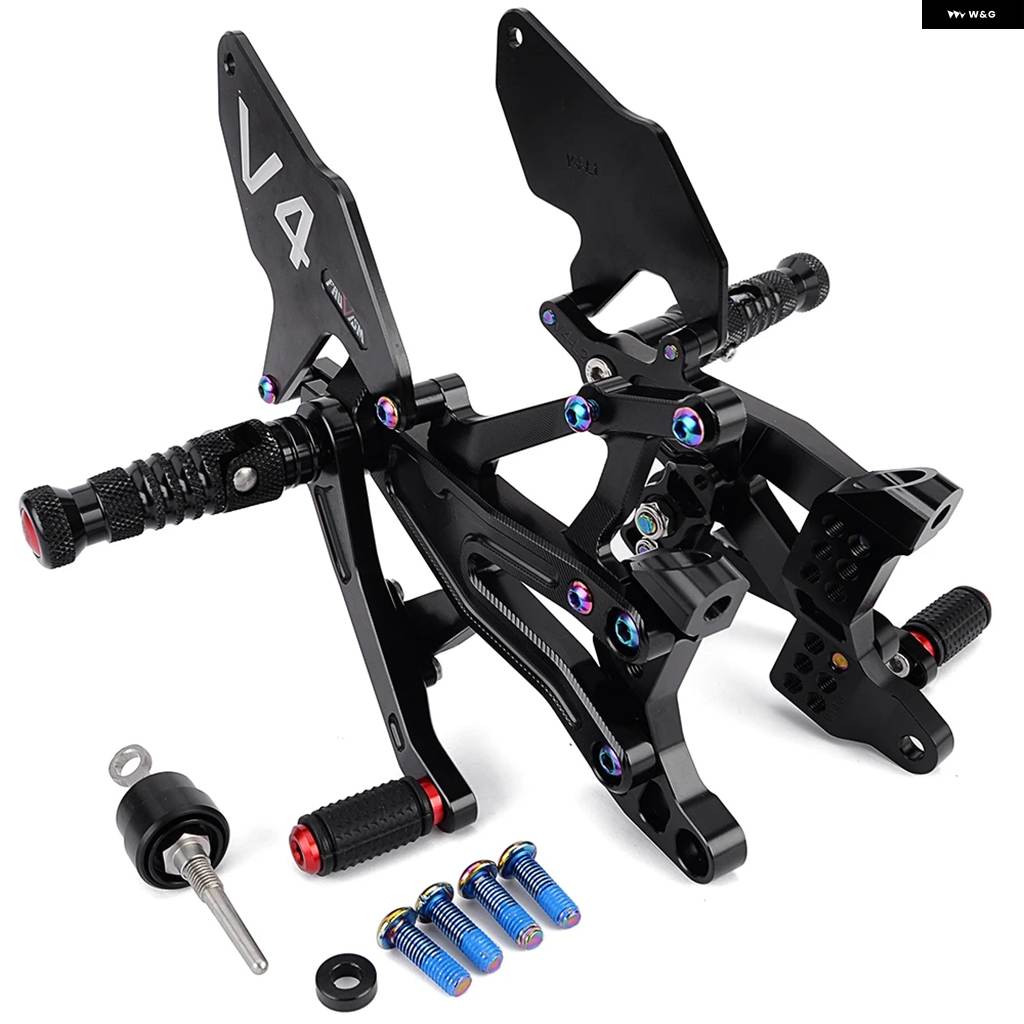 並行輸入品オートバイ リアセット フットペグ ペダル フットペグ リアセット ドゥカティ パニガーレV4 V4S V4R 2018 - 2022 2019 - 21_1