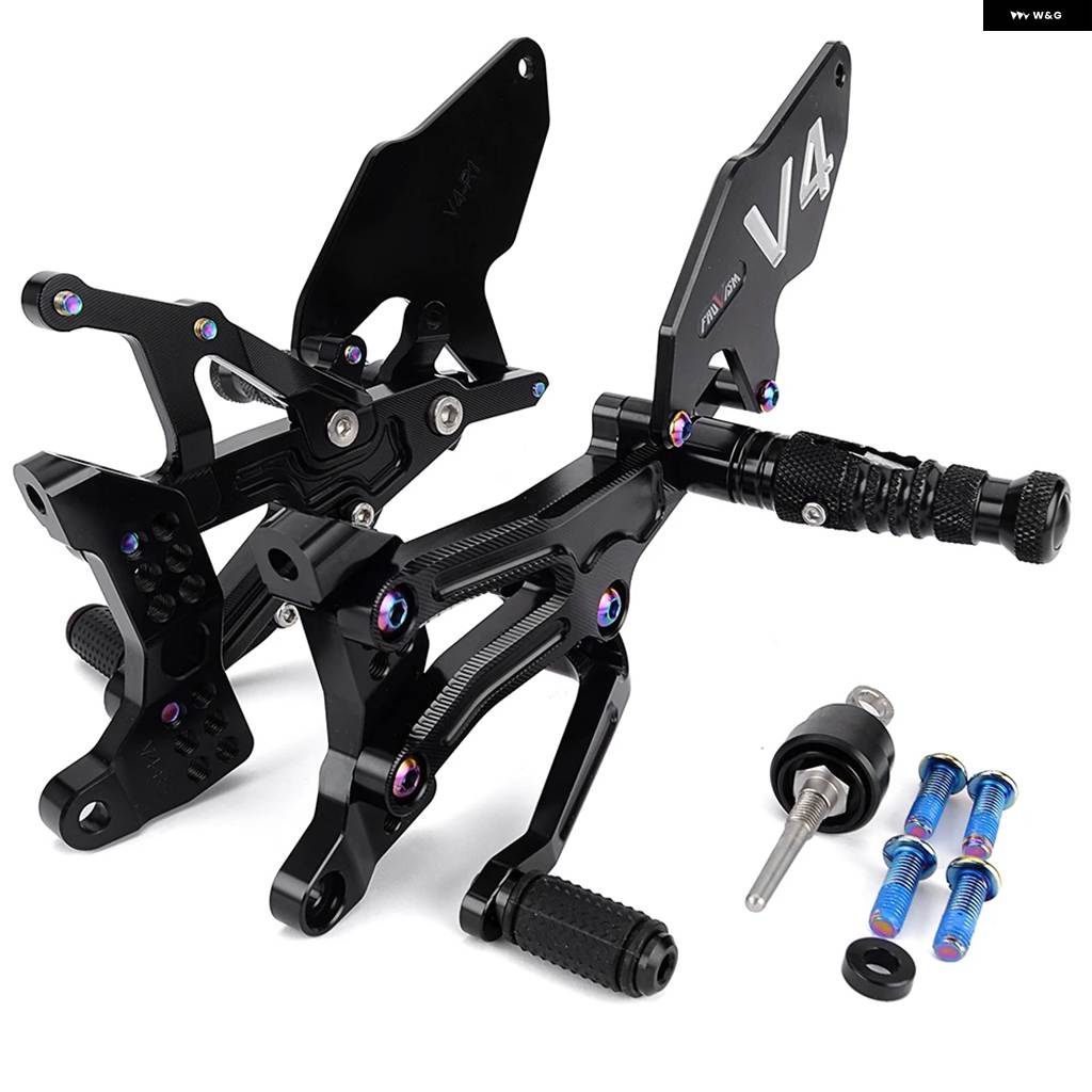 並行輸入品オートバイ リアセット フットペグ ペダル フットペグ リアセット ドゥカティ パニガーレV4 V4S V4R 2018 - 2022 2019 - 21_2