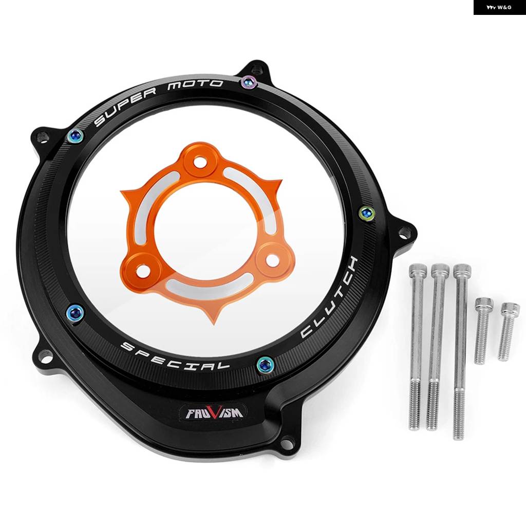 並行輸入品KTMスーパーデューク1290 R GT 1290R 1290R 1290R 1290 スーパーデュークR/GT用 オートバイ エンジン クリアクラッチカバー 2014-2023 2020 2の画像