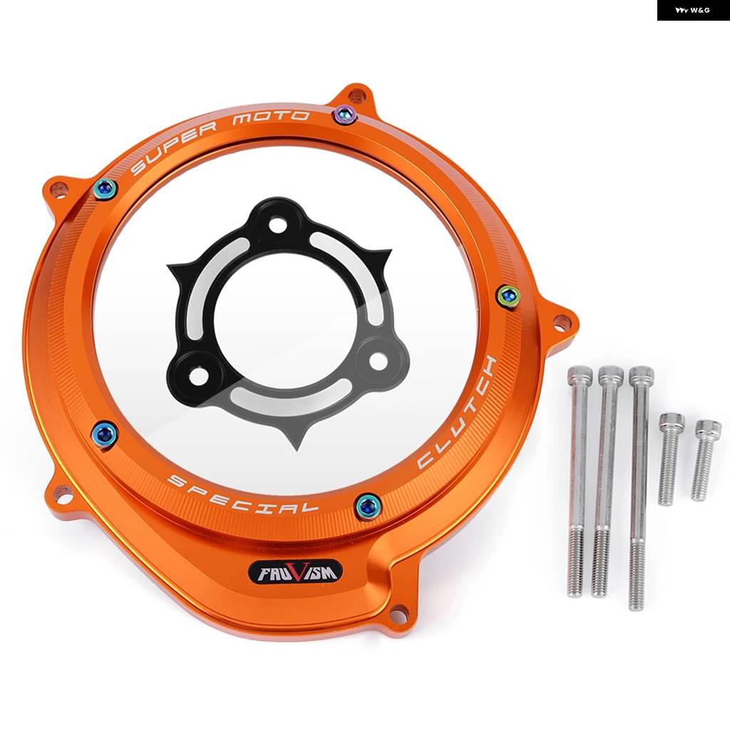 並行輸入品KTMスーパーデューク1290 R GT 1290R 1290R 1290R 1290 スーパーデュークR/GT用 オートバイ エンジン クリアクラッチカバー 2014-2023 2020 2の画像