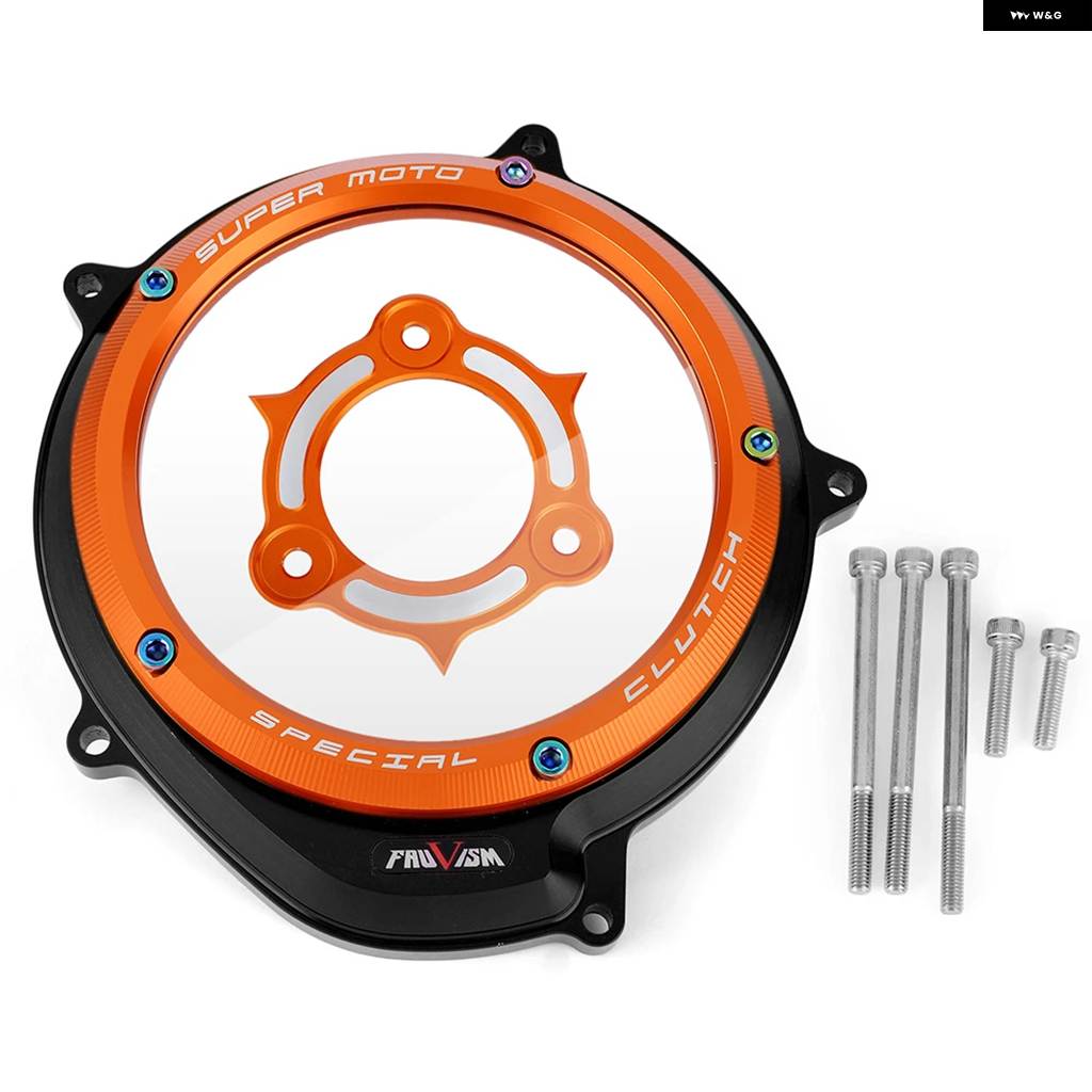 並行輸入品KTMスーパーデューク1290 R GT 1290R 1290R 1290R 1290 スーパーデュークR/GT用 オートバイ エンジン クリアクラッチカバー 2014-2023 2020 2の画像