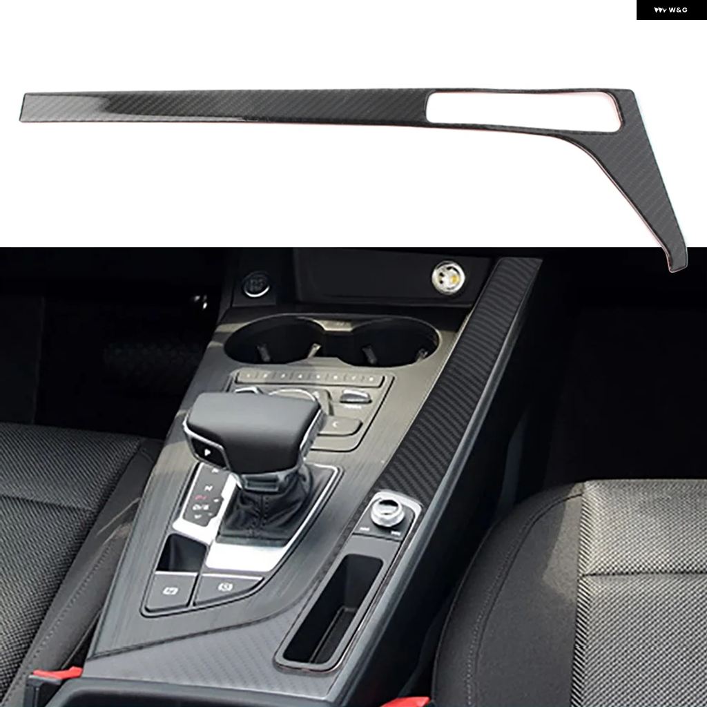 ブランド登録なし - 並行輸入品 アウディ A4 B9 A5 S5 2017 - 20 炭素 ABS 鉄道車両 コンソール 歯車 うつり変わり ボックス席 炭素 ABS ひな型 刈り込み 取りまかなう 左手持ち部分 右手持ち部分