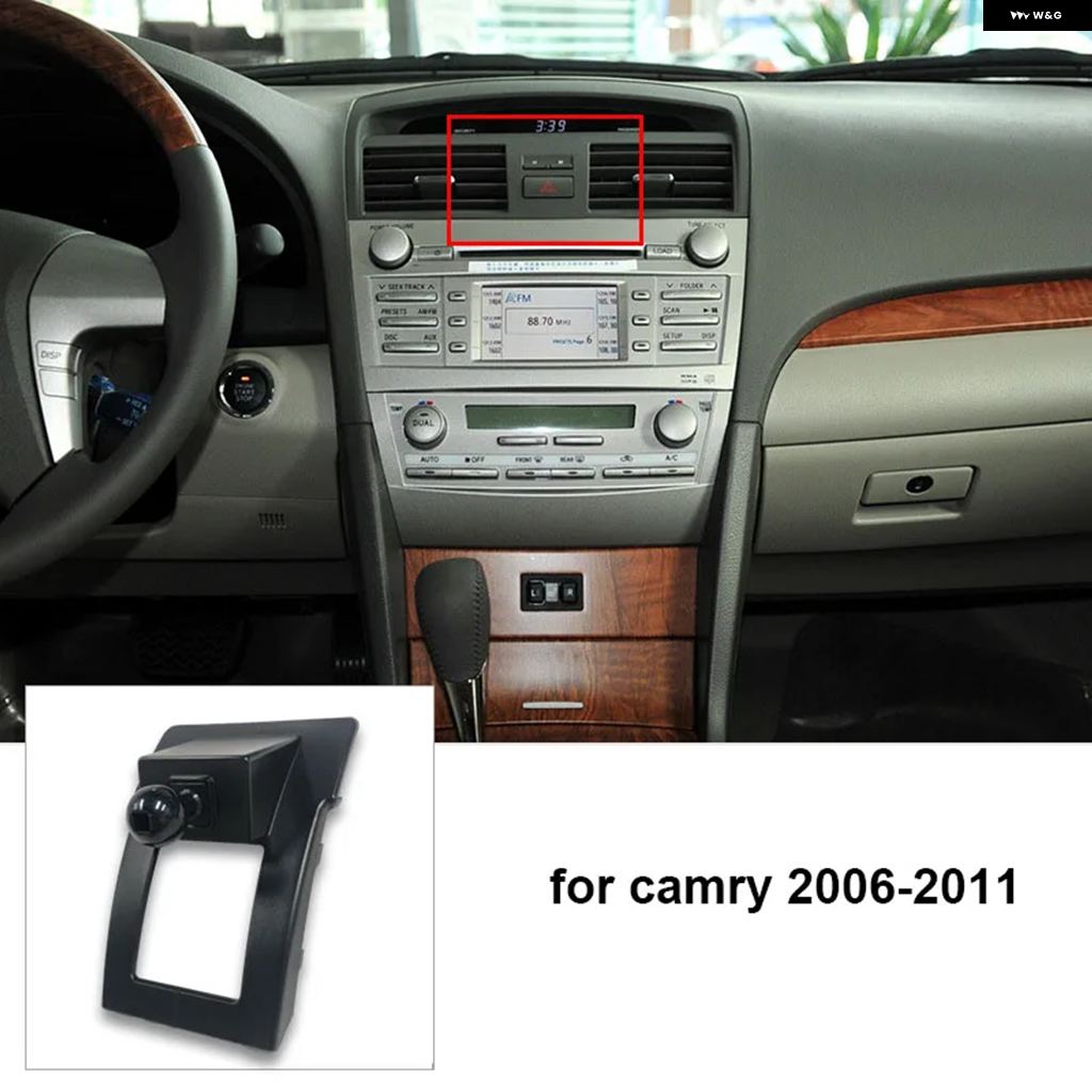 並行輸入品 トヨタ カムリ カローラ アバロン 2010 2015 2019 - 20 2022 23 車載専用スマホ ホルダー ブラケット マウント 専用ベース | ブランド登録なし | 07