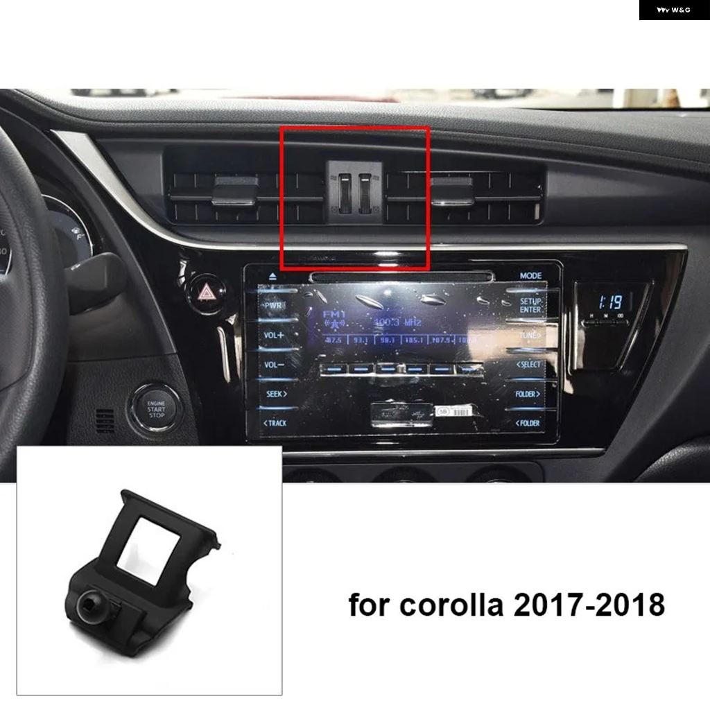 並行輸入品 トヨタ カムリ カローラ アバロン 2010 2015 2019 - 20 2022 23 車載専用スマホ ホルダー ブラケット マウント 専用ベース | ブランド登録なし | 02