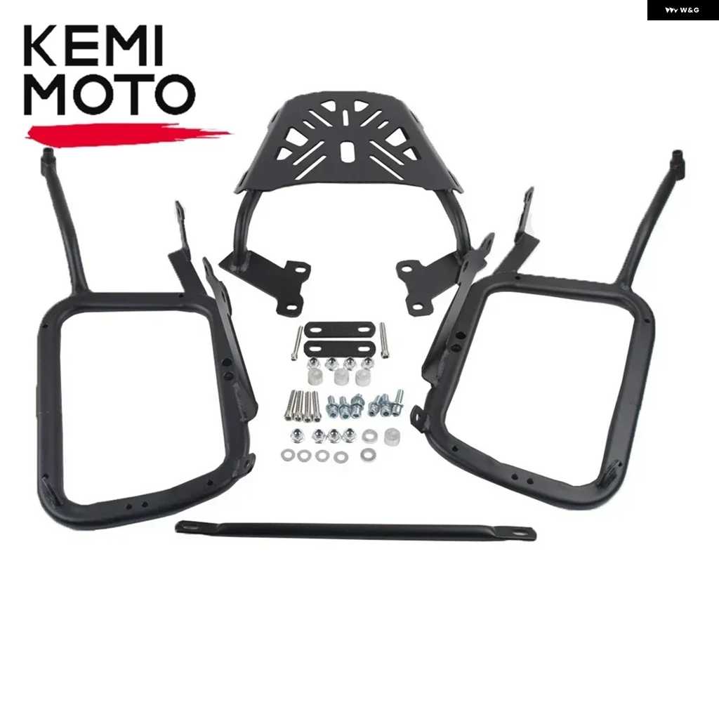 並行輸入品ホンダ CB500X CB400X オートバイ バイク サイドパニア ラック フレーム トップ ボックス ケース サドルバッグ ブラケット パニエ ステンレス_1