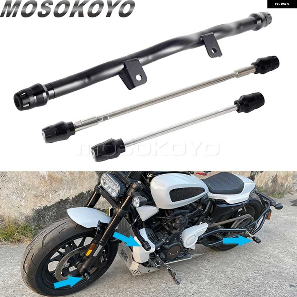 ブランド登録なし - 並行輸入品RH1250S 自動二輪車 自動二輪車 ペグ 衝突 赤ちょうちん フラットアウトバー 発動機 かばい立て プロテクター ハーレー 運動競技はやりっ子 S 1250 S 2021