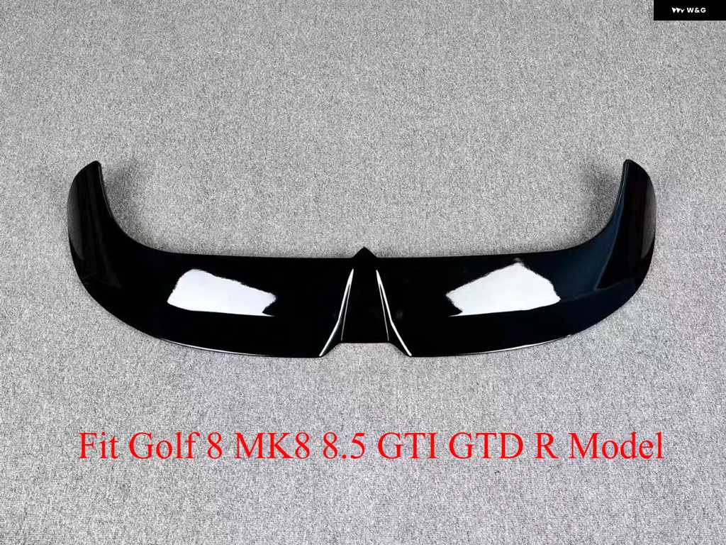 並行輸入品2019〜2024年式 VW ゴルフ 8 MK8 8.5 GTI GTD R TSI TDI オッティンガー スタイル リア トランク ルーフスポイラー ウィン グリップ グロスブ | ブランド登録なし | 01
