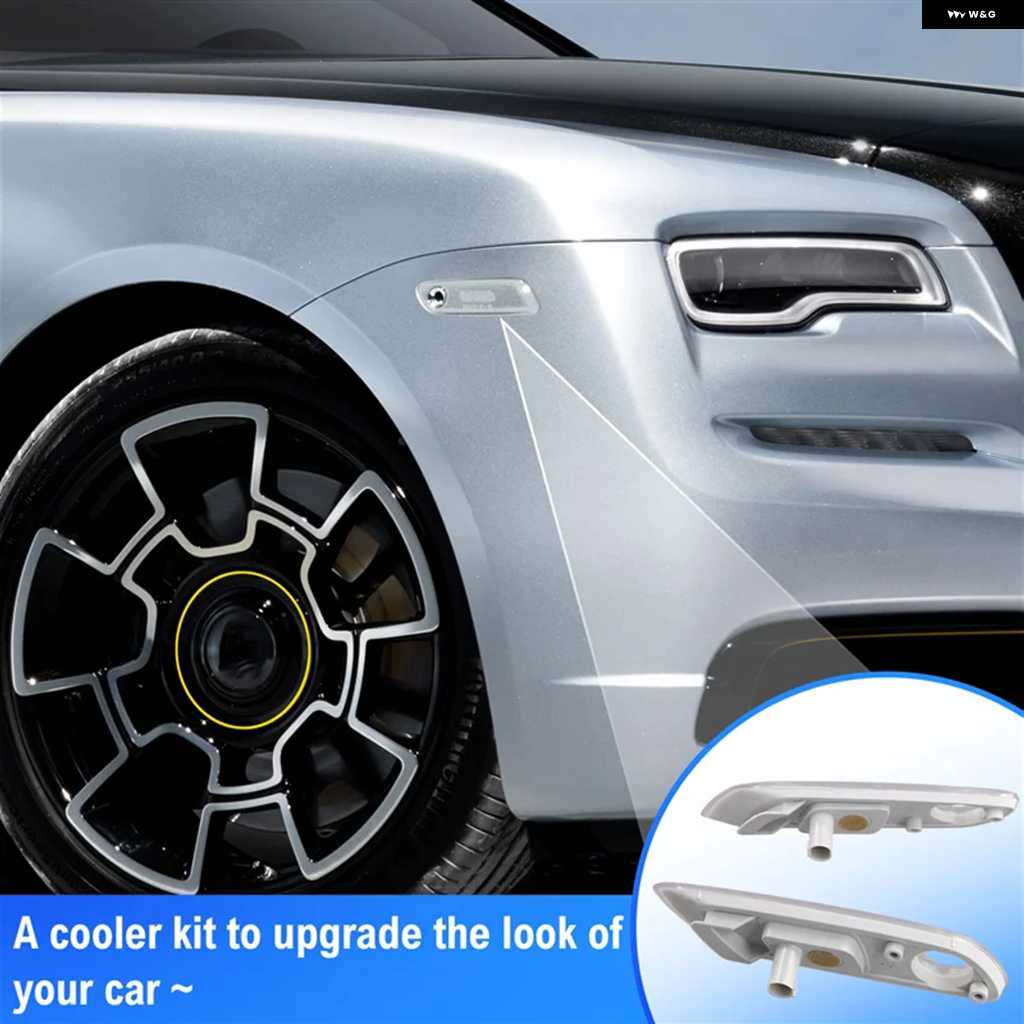 並行輸入品車用フロントサイド マーカーライト カバー フェンダーライト 63147223152 63147223151 ロールスロイス ゴースト RR4 レイス RR5 ドーン RR6 | ブランド登録なし | 01