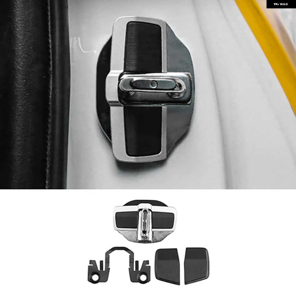 【並行輸入品】車用TRDドアロックバックル アップグレードスタビライザーカバーラッチストッパー レクサス トヨタシリーズ対応 異常なスペースを排除 | ブランド登録なし | 01