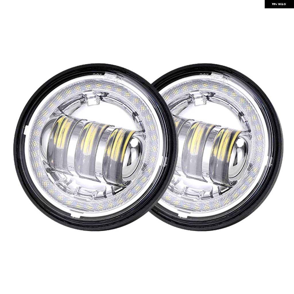 並行輸入品 7インチ LED ヘッドライト 4.5インチ フォグライト ハローリング エンジェルアイズ ウィンカー補助 オートバイ ヘッドライト 7_9
