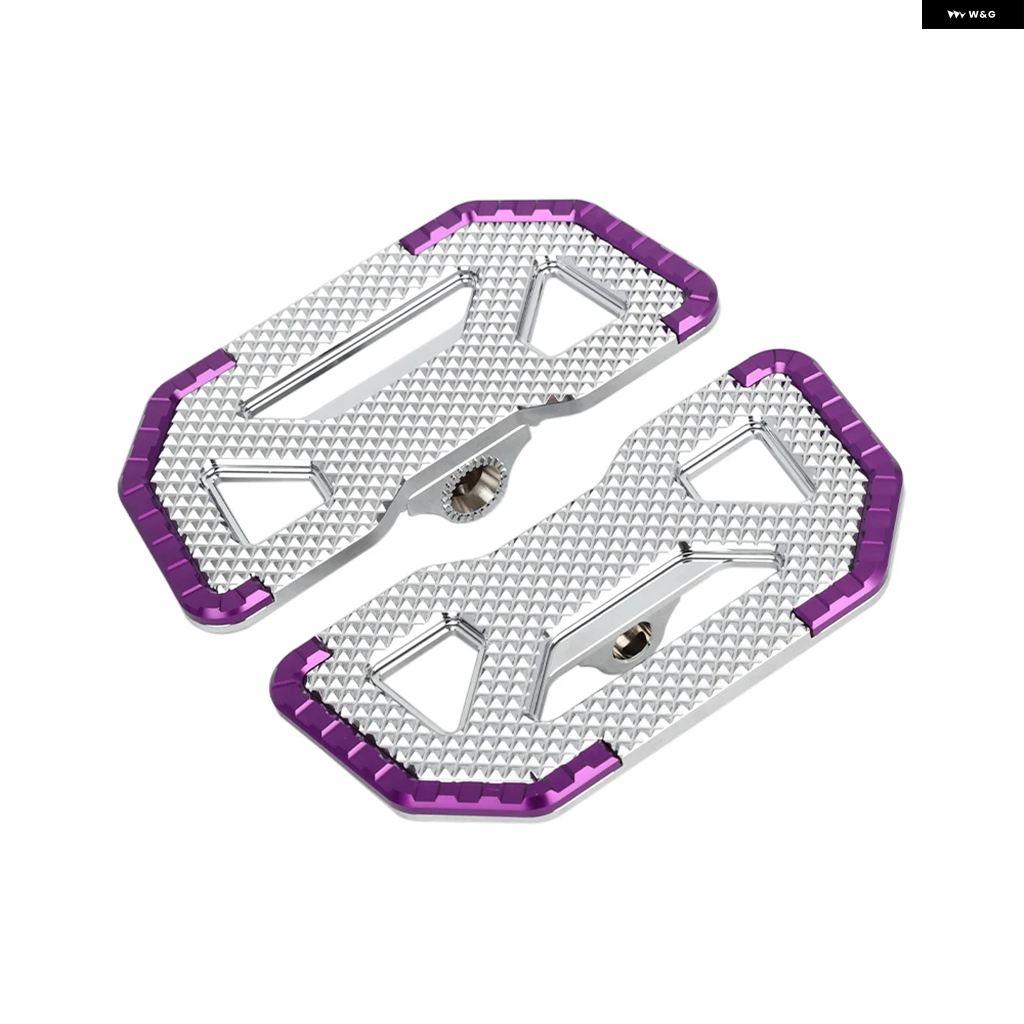 ブランド登録なし - 並行輸入品 ジャイアントパンダ フットレスト 乗り手 フットボード リアフロアボード 広広とした フットペグ カワサキ バルカン S 650 SE ABS CAFE EN650 VN650 S650 201