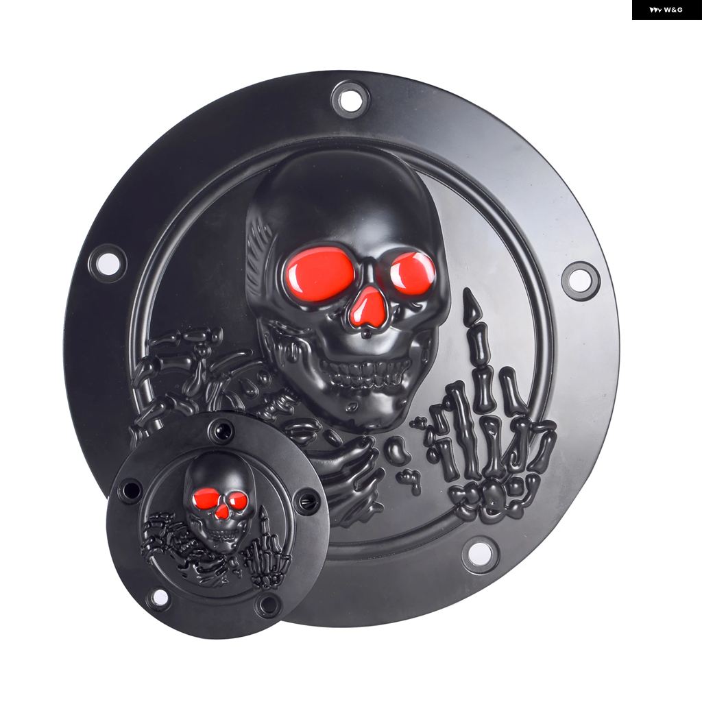 ブランド登録なし - 並行輸入品 5穴 自動二輪車 ダービータイミング 発動機 クラッチサイドカバー ハーレー ソフテイル ファットボーイ ロードキング ストリートグライド ダイナ