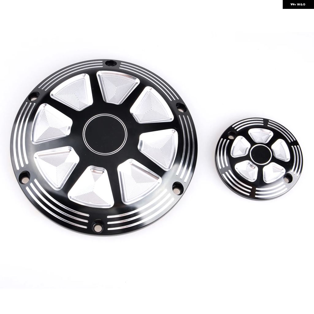ブランド登録なし - 並行輸入品 5穴 自動二輪車 ダービータイミング 発動機 クラッチサイドカバー ハーレー ソフテイル ファットボーイ ロードキング ストリートグライド ダイナ