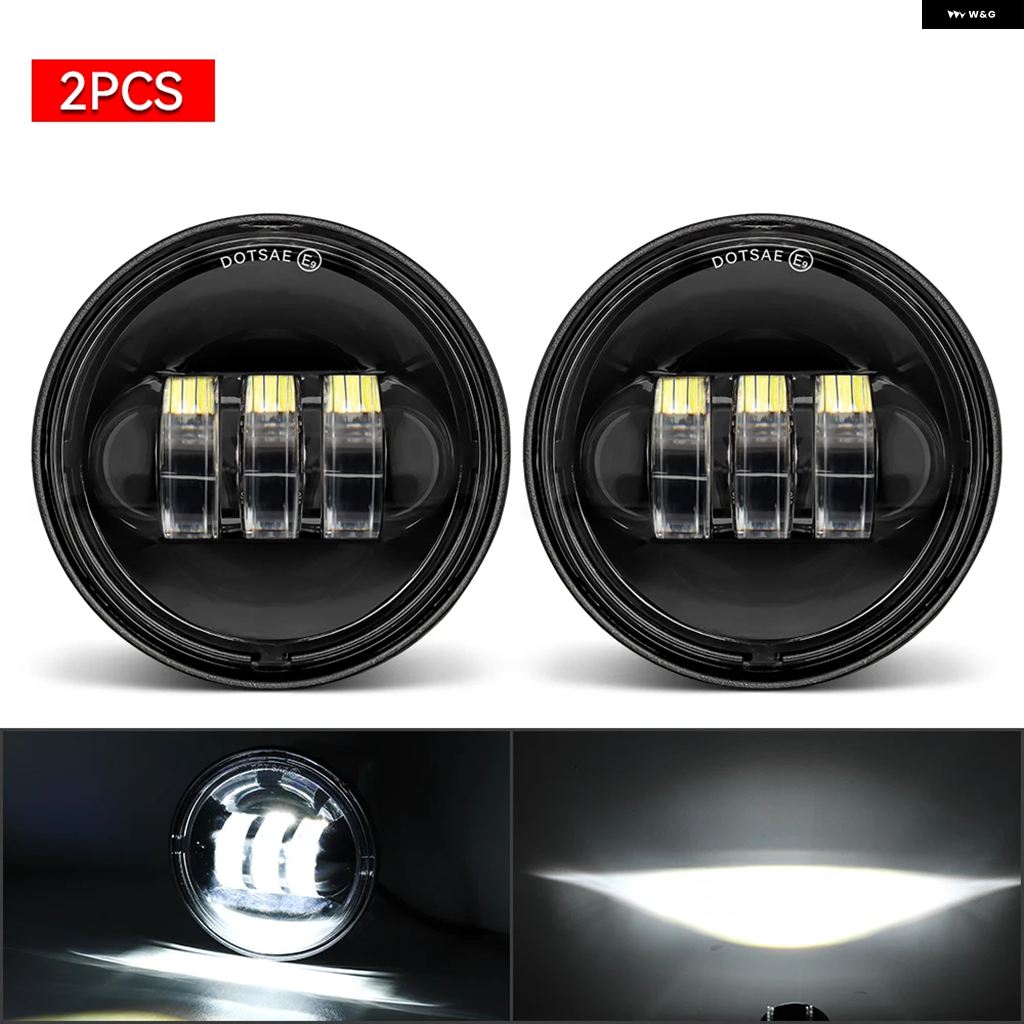 ブランド登録なし - 並行輸入品 1有りの実 4.5in 4 1/2in 自動二輪車 LED フォグランプ ヤマハ 古典派音楽 FLHR ロードキング ダイナ 4.5in LED フォグランプ