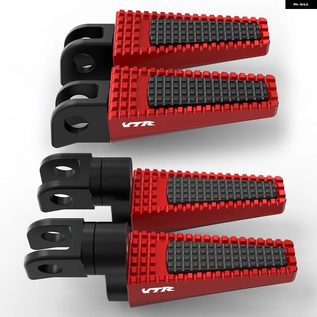 ブランド登録なし - 並行輸入品 自動二輪車 向こう正面後押し フットペグ ホンダ VTR1000 2000-2005 VTR1000 F ファイヤーストーム 1997-2005 フットレスト ペダル