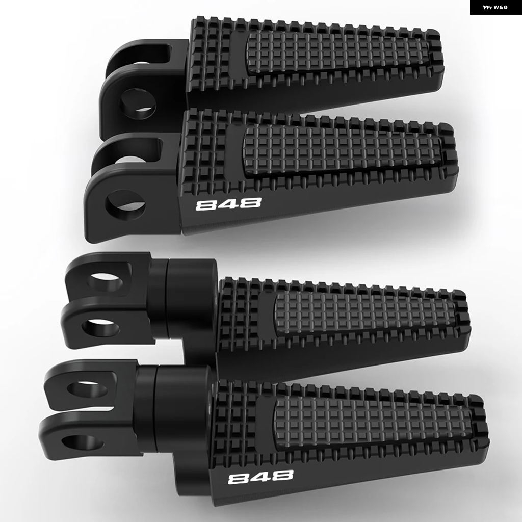 ブランド登録なし - 並行輸入品 ドゥカティ 848 / S / EVO 2008 - 11 2012 2013 自動二輪車 向こう正面後押し フットペグ / フットレスト /ペダル