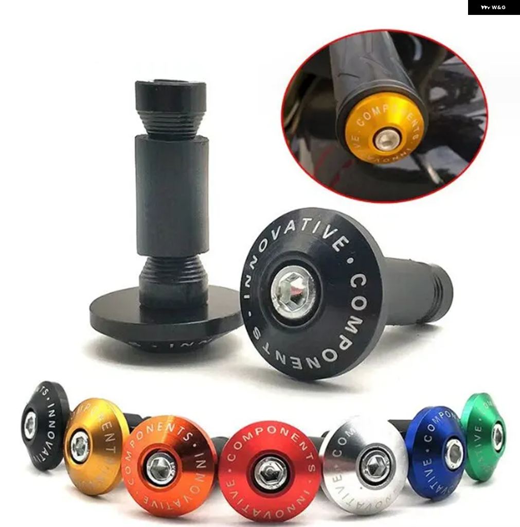 並行輸入品 オートバイ ハンドルバー エンドウェイト グリップ キャップ BWSハンドルプラグ | ブランド登録なし | 06