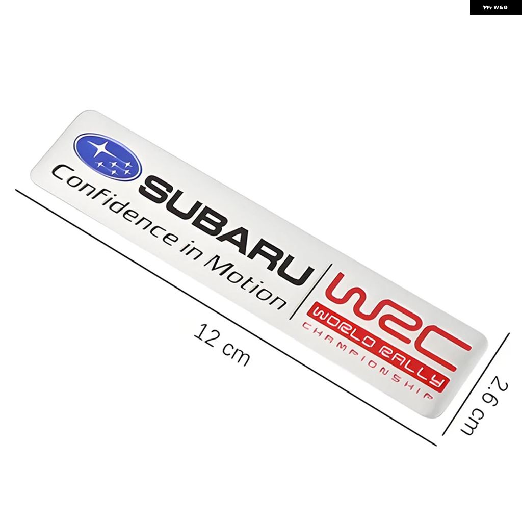 並行輸入品 スバル 3Dメタル ステッカー 車体 トランク デカール