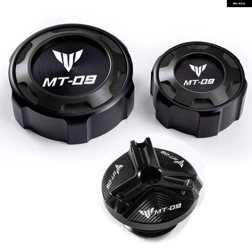 並行輸入品 ヤマハ MT09 SP オートバイ フロントリアブレーキフルードキャップオイル フィラー キャップ 2021-2024 | ブランド登録なし | 05