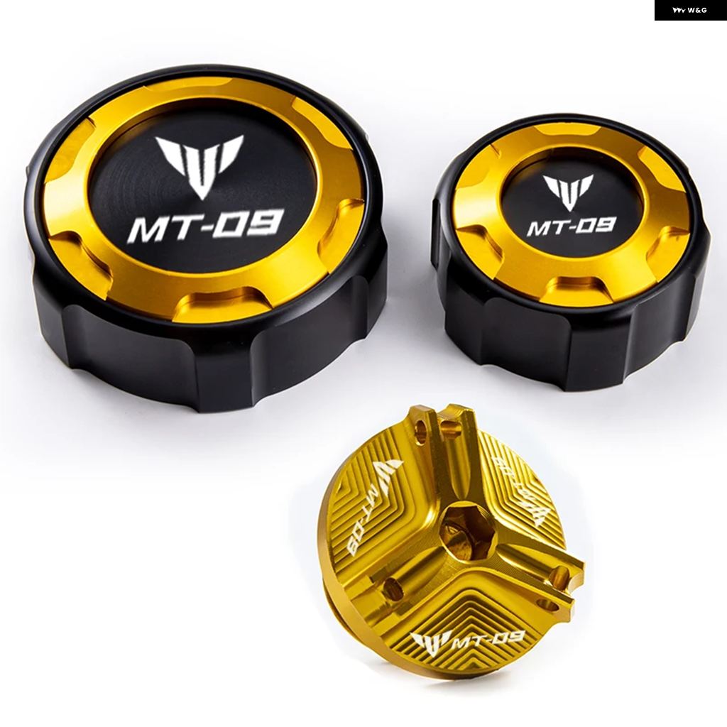 並行輸入品 ヤマハ MT09 SP オートバイ フロントリアブレーキフルードキャップオイル フィラー キャップ 2021-2024 | ブランド登録なし | 01