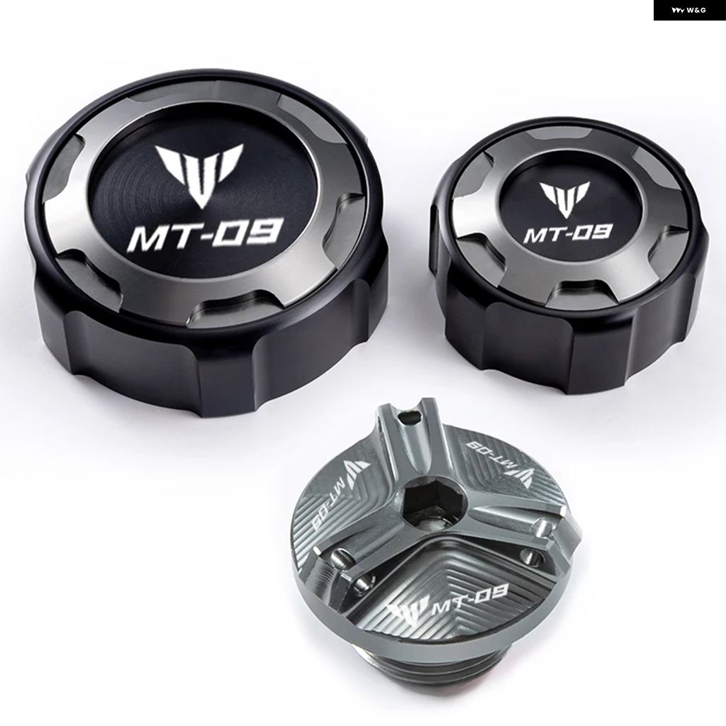 並行輸入品 ヤマハ MT09 SP オートバイ フロントリアブレーキフルードキャップオイル フィラー キャップ 2021-2024 | ブランド登録なし | 04