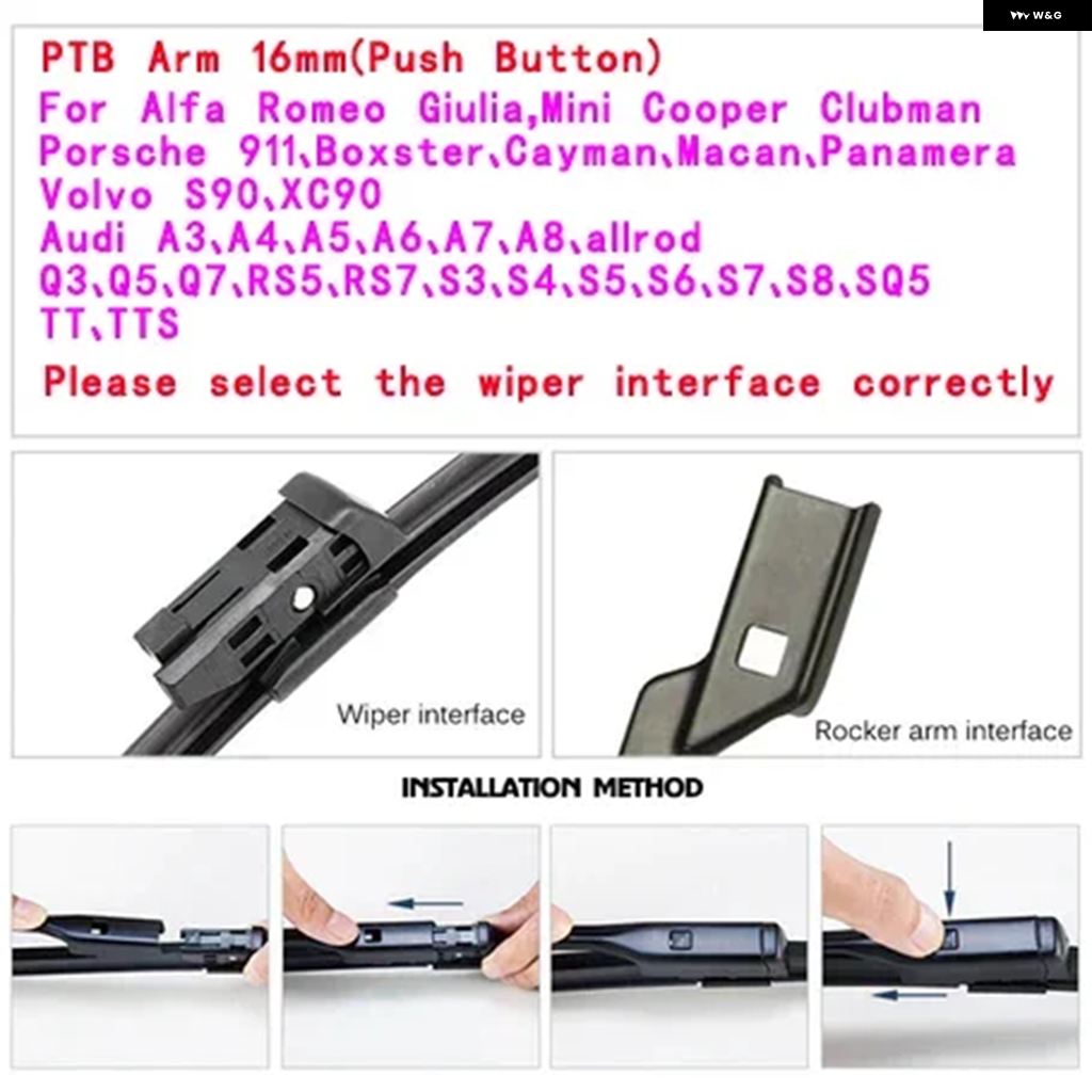 並行輸入品 車用 ダブル 層ゴム ワイパー ブレード用ハンドル インターフェース 画像に示されているように 本体ではなく 専用 2個 | ブランド登録なし | 08