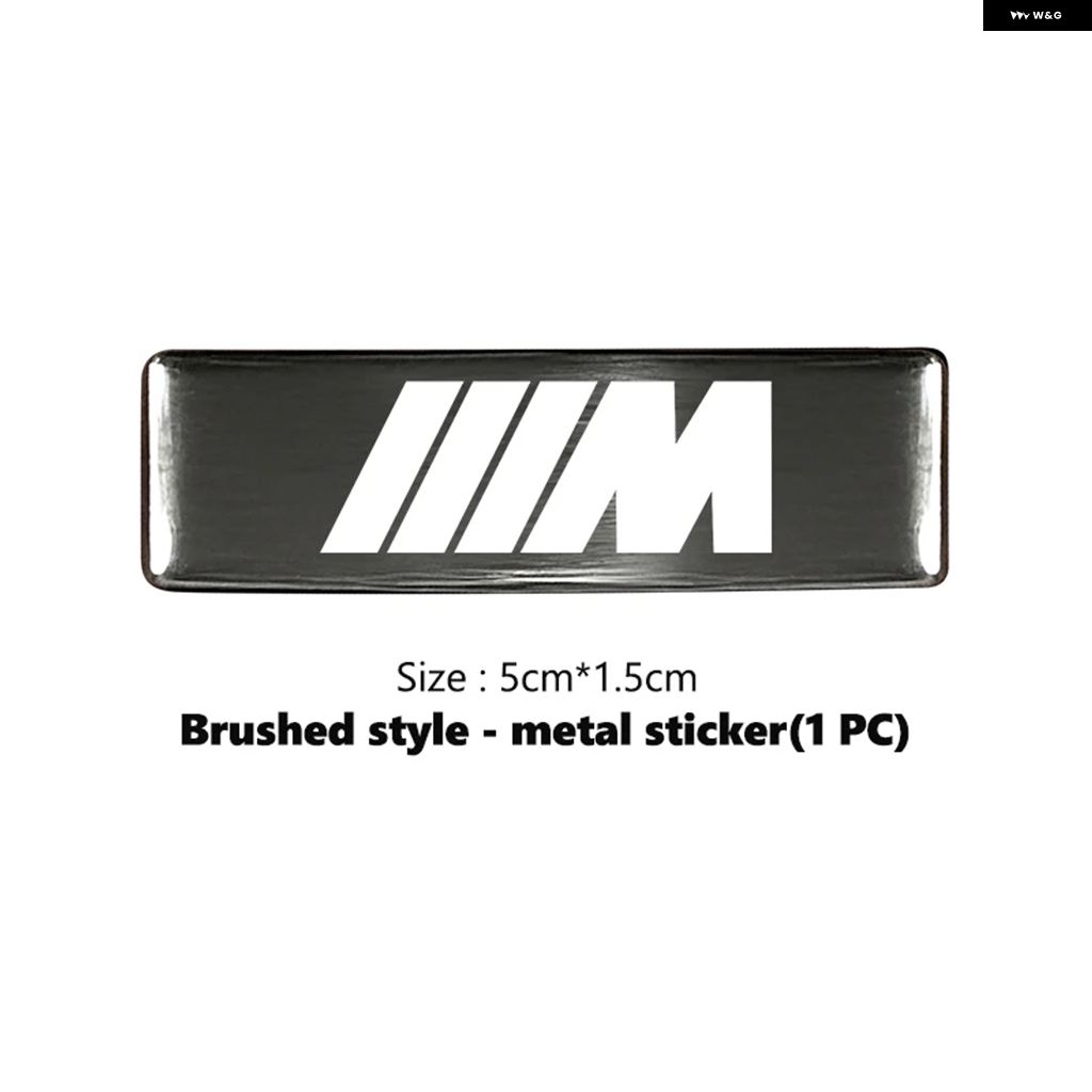 並行輸入品 BMW Mパフォーマンス アルピナ M3 M5 M6 X3 X4 X5 G20用 3Dメタルカー 装飾 ステッカー バッジ デカール インテリア | ブランド登録なし | 01