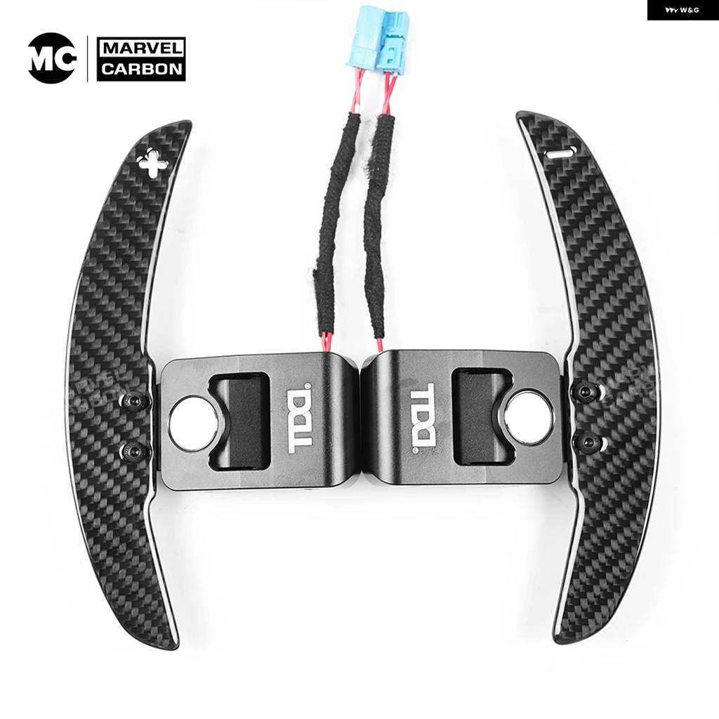 並行輸入品 カーボン マグネティック ステアリングホイール パドル シフター BMW 1-4シリーズ F20 F21 F30 F22 F80 G20 G30 G80の画像