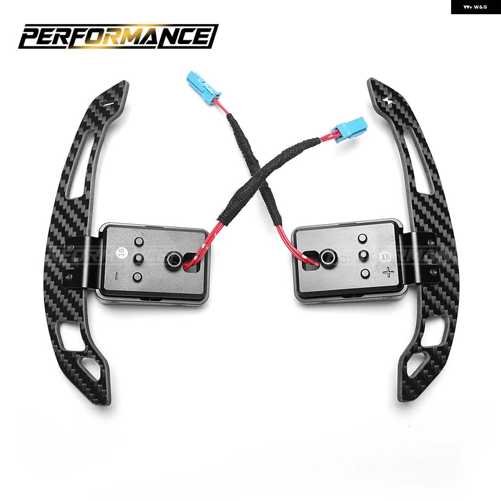 並行輸入品 カーボン マグネティック ステアリングホイール パドル シフター BMW 1-4シリーズ F20 F21 F30 F22 F80 G20 G30 G80の画像