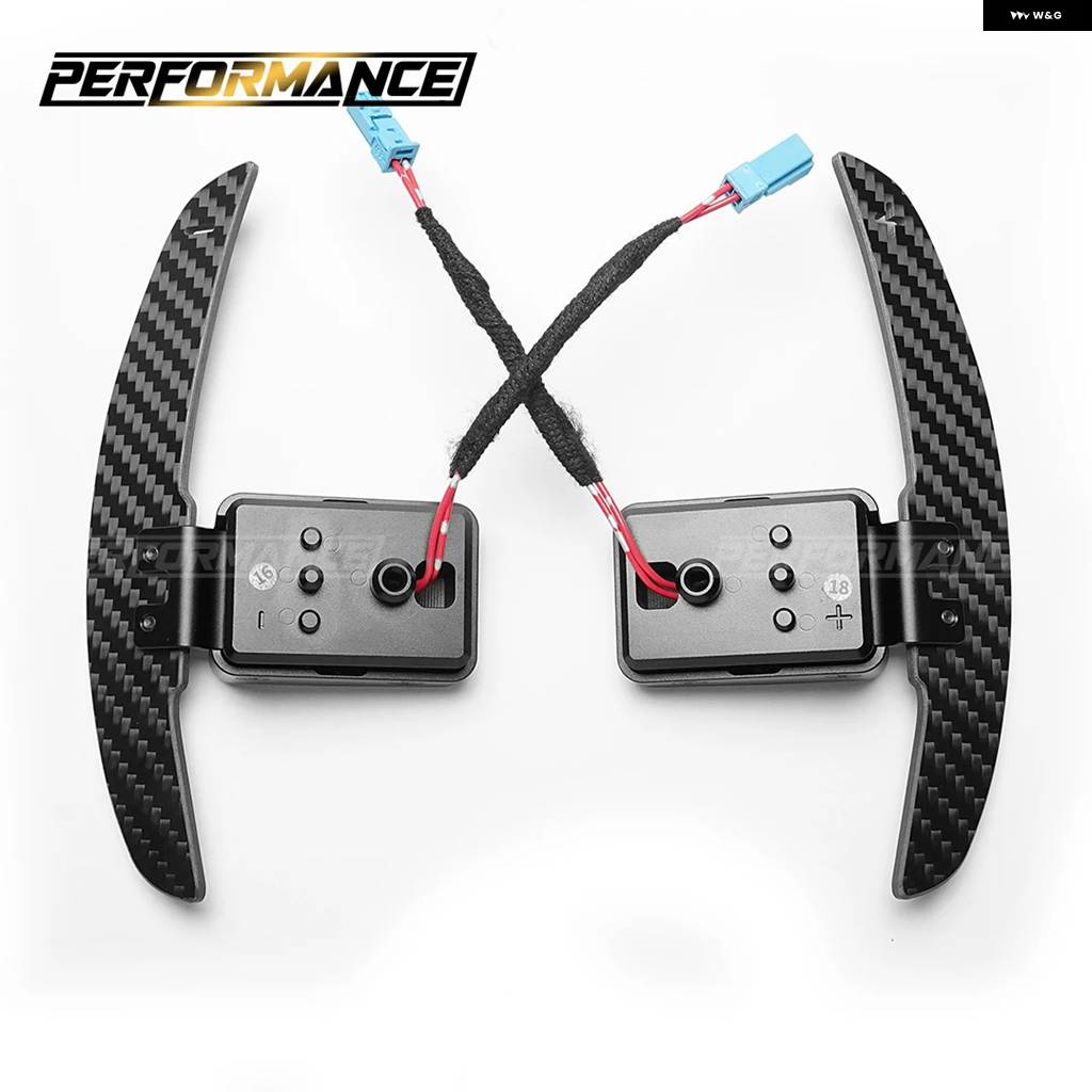 並行輸入品 カーボン マグネティック ステアリングホイール パドル シフター BMW 1-4シリーズ F20 F21 F30 F22 F80 G20 G30 G80の画像