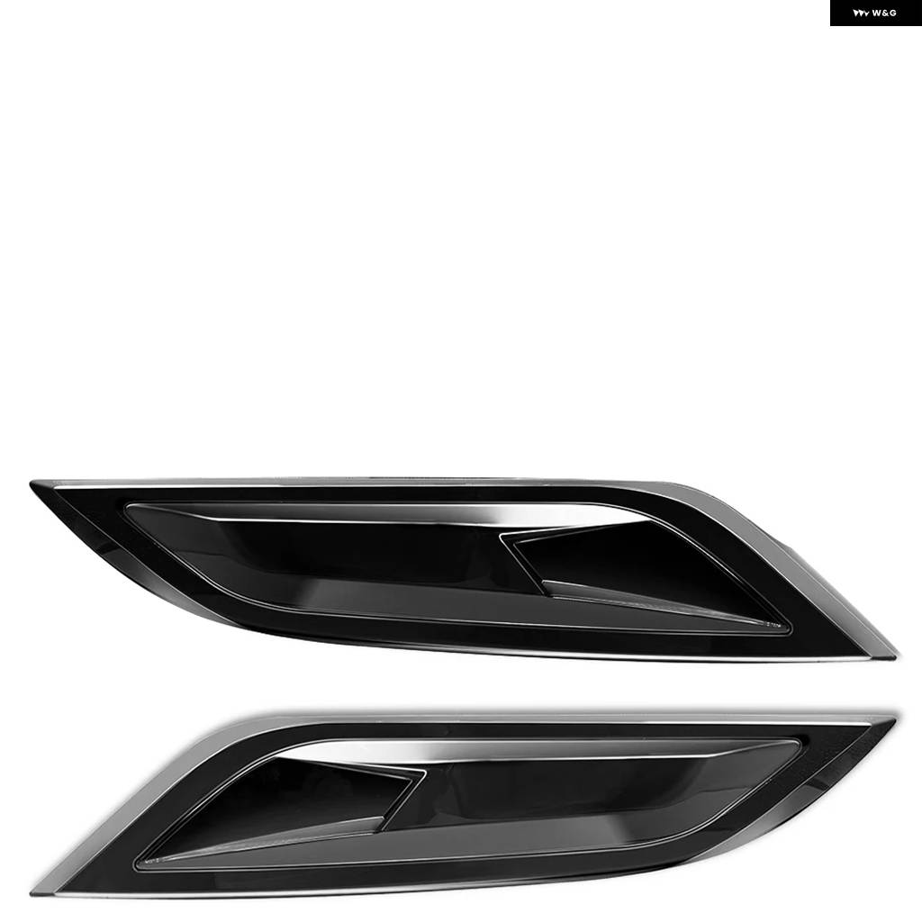 並行輸入品 ランドローバー ディフェンダー 90 110 2020-2023 ABS ブラック フロント ボンネット エンジン フード ベント トリムの画像