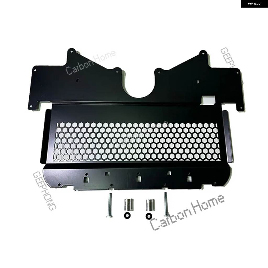 並行輸入品 アルミプロテクトプレート オイルクーラー スキッドプレート ガード ベント BMW M2 M3 M4 G87 G80 G81G82 G83 2021+の画像