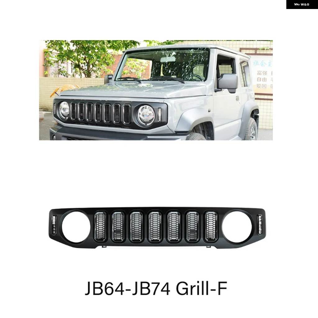 並行輸入品 2019-2025 JIMNY JB74 フロントフード グリル レーシング グリル ガード プロテクター ウォータータンクカバー 車 トリムの画像