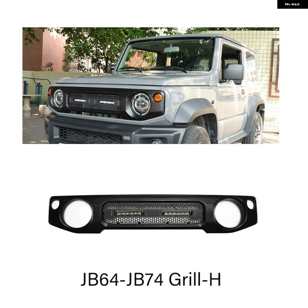 並行輸入品 2019-2025 JIMNY JB74 フロントフード グリル レーシング グリル ガード プロテクター ウォータータンクカバー 車 トリムの画像