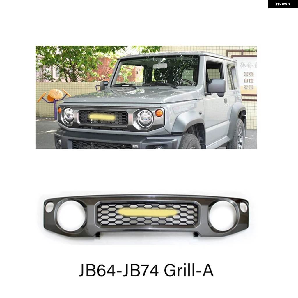 並行輸入品 2019-2025 JIMNY JB74 フロントフード グリル レーシング グリル ガード プロテクター ウォータータンクカバー 車 トリムの画像