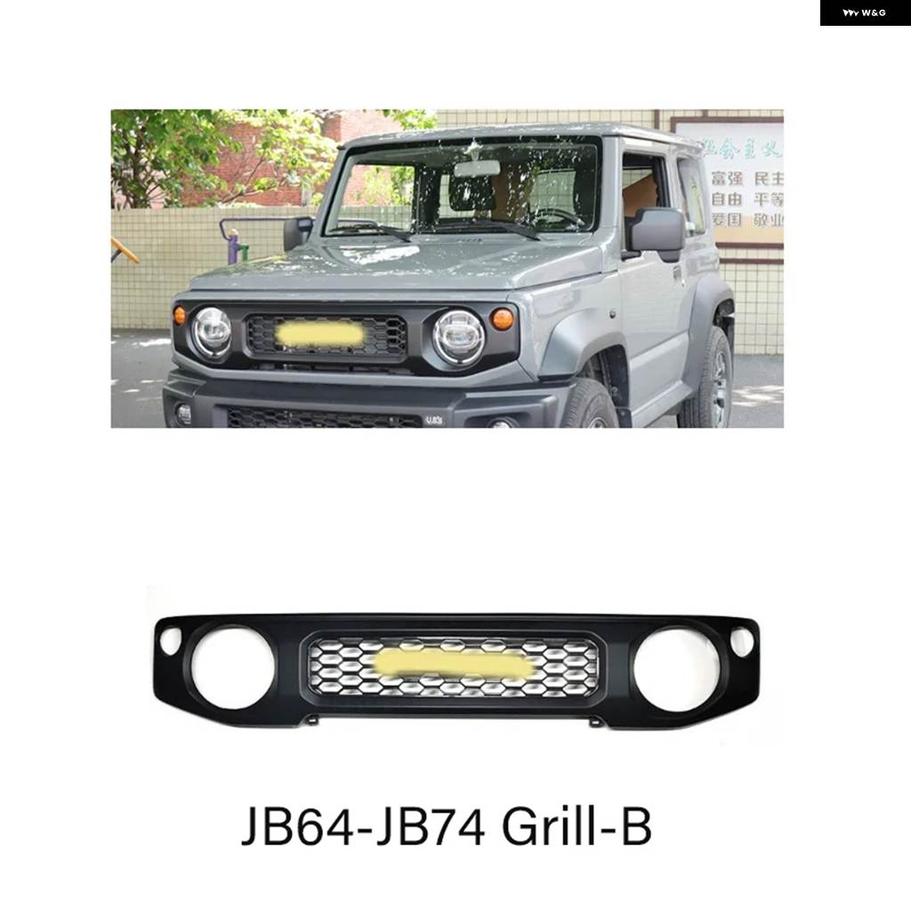 並行輸入品 2019-2025 JIMNY JB74 フロントフード グリル レーシング グリル ガード プロテクター ウォータータンクカバー 車 トリムの画像