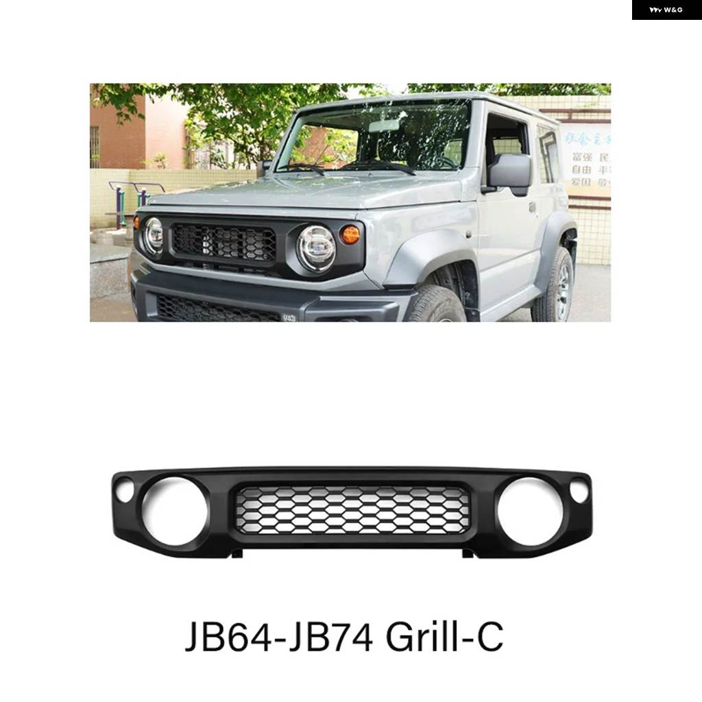 並行輸入品 2019-2025 JIMNY JB74 フロントフード グリル レーシング グリル ガード プロテクター ウォータータンクカバー 車 トリムの画像