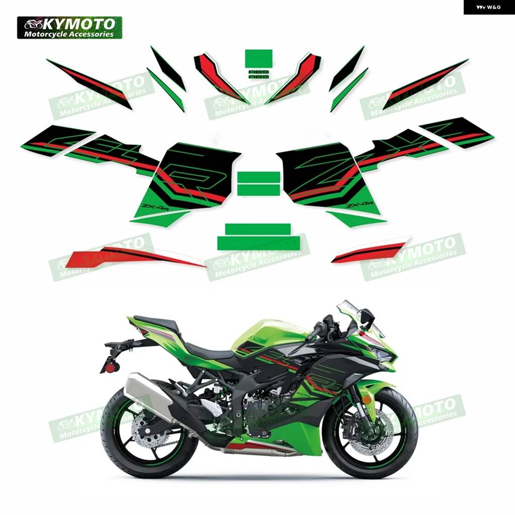 並行輸入品 ZX-4R ZX4R ZX4RR RR 2023 オートバイ デカール フェア