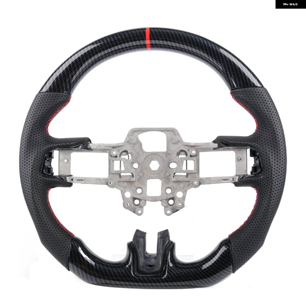 並行輸入品 フォード マスタング 2018 - 22 GT350 GT500 ハイドロディップ カーボンルック ステアリングホイール 車用の画像