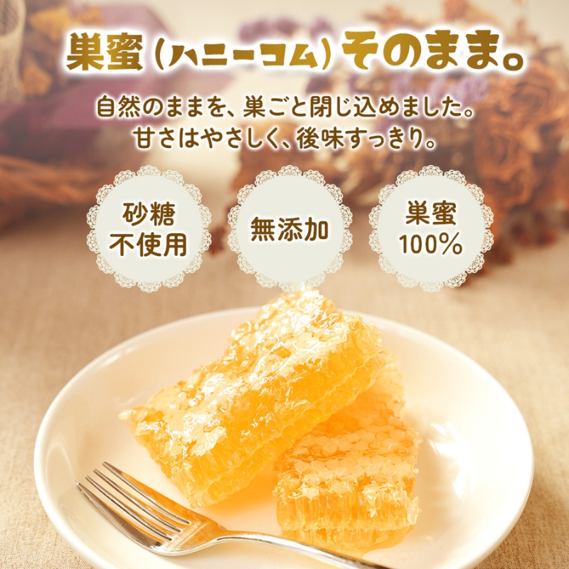 巣蜜 (ハンガリー産) 1.2kg (400g×3個) はちみつ 蜂蜜 蜂の巣