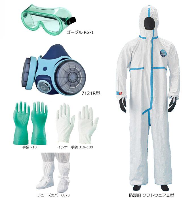 石綿（アスベスト）除去作業 レベル1〜3 その他の作業 呼吸用保護具の