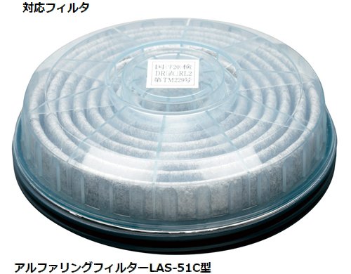 取替え式防じん(防塵)マスク サカヰ式 1180C-05型 1個 フィット