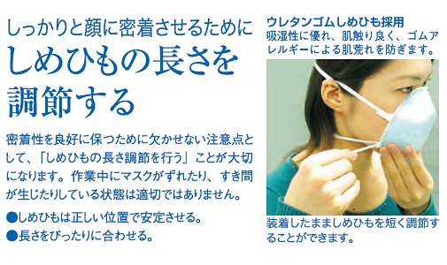使い捨て式防じん(防塵)マスク サカヰ式 ハイ...の詳細画像2