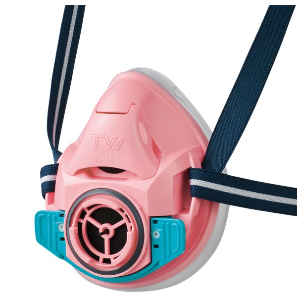 面体全7色 防じん(防塵)防毒兼用マスク TW01SC 1箱10個入り 面体のみ