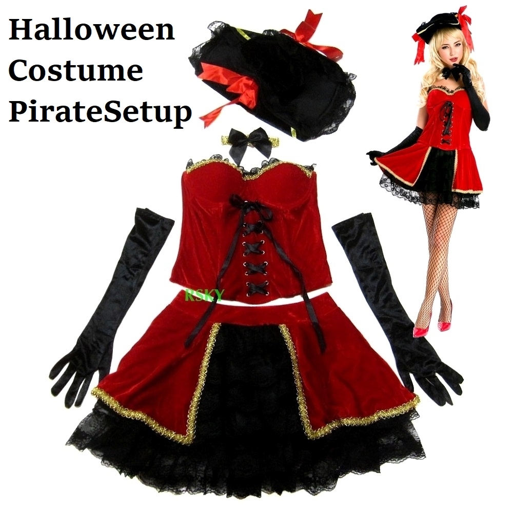 ハロウィン 衣装 コスプレ ベロア 海賊 セットアップ 5点セット ハロウィン 衣装 コスプレ ベロア 海賊 セットアップ 5点セット