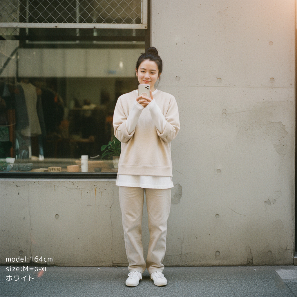 長袖 tシャツ レディースtシャツ ロンt 綿100% 無地 長袖tシャツ クルーネック ロングtシャツ 長袖シャツ シンプル 袖リブ Tシャツ ロンティー レディース 00110 |  | 07