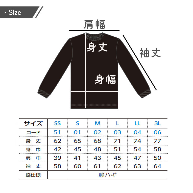 サイズ表