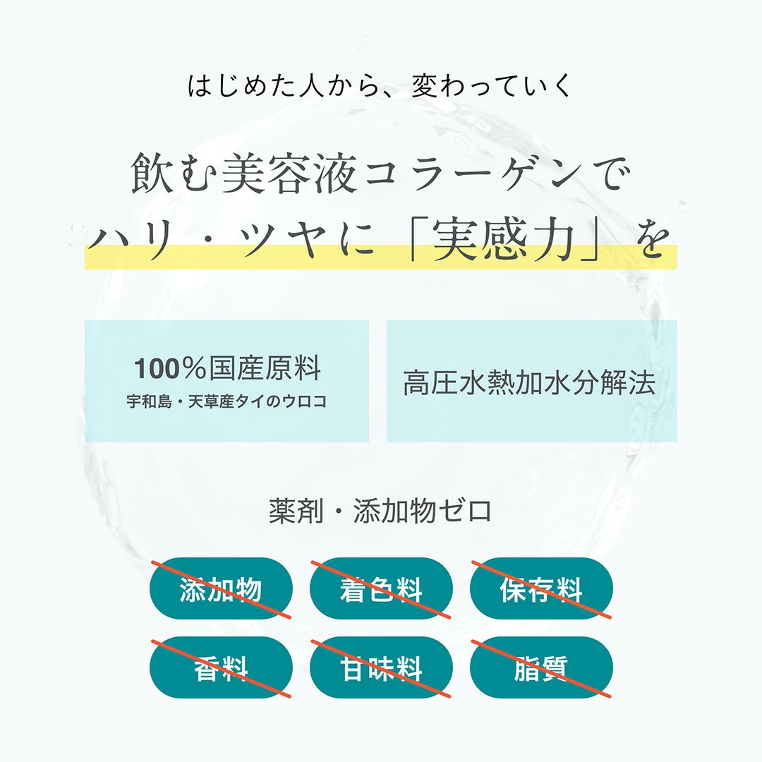 添加物・着色料・保存料・香料・甘味料・脂質無添加