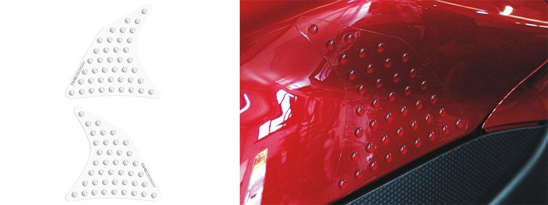 PRINT BUMPS2P ニーパッド スポーツ クリア 140mm ×140mm