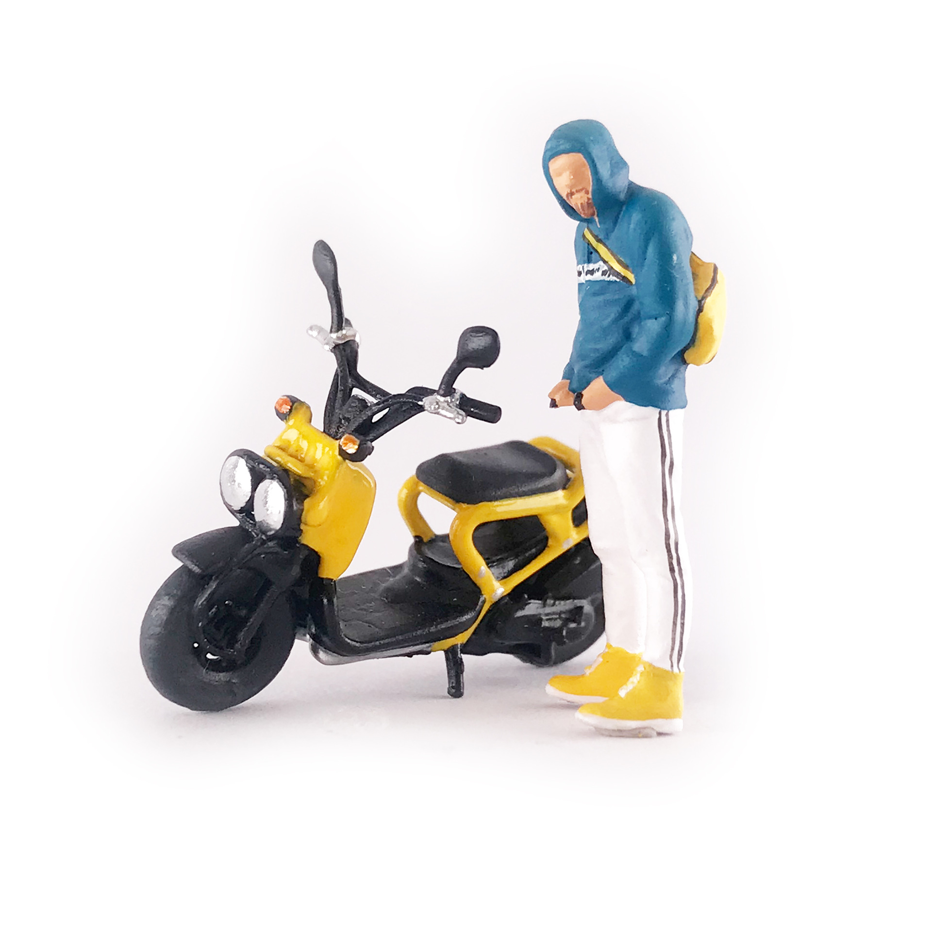 大人気！ミニチュアフィギュア 1:64スケール バイクライダー 2個セット